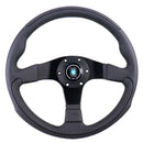 Nardi Leader Steering Wheel Steering Wheel - 350mm | Black Leather w/ Black Stitching