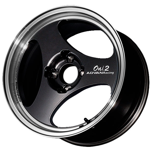 Advan Oni2 Wheel - 15x6.0 / Offset +45 / 4x100 (Machining & Black Gunmetallic)