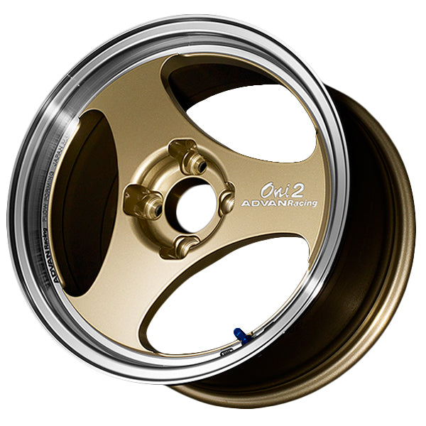 Advan Oni2 Wheel - 15x6.5 / Offset +35 / 4x100 (Machining & Champagne Gold)