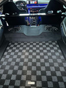 Phase 2 Motortrend Checkered Race Rear Trunk Mat (Dark Grey) - 20+ Toyota GR Supra (A90/A91)