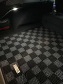 Phase 2 Motortrend Checkered Race Rear Trunk Mat (Dark Grey) - 20+ Toyota GR Supra (A90/A91)