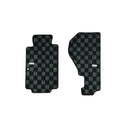 Phase 2 Motortrend Checkered Race Floor Mats (Dark Grey) - 04-09 Honda S2000 (AP2)