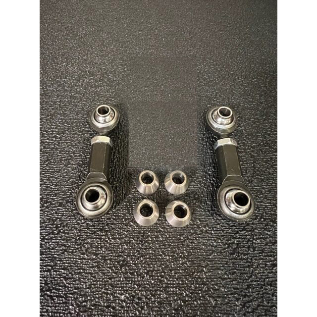 PCI Racing Universal 10mm Sway Bar End Link Set with Cone Spacers - 76mm to 96mm Adjustable