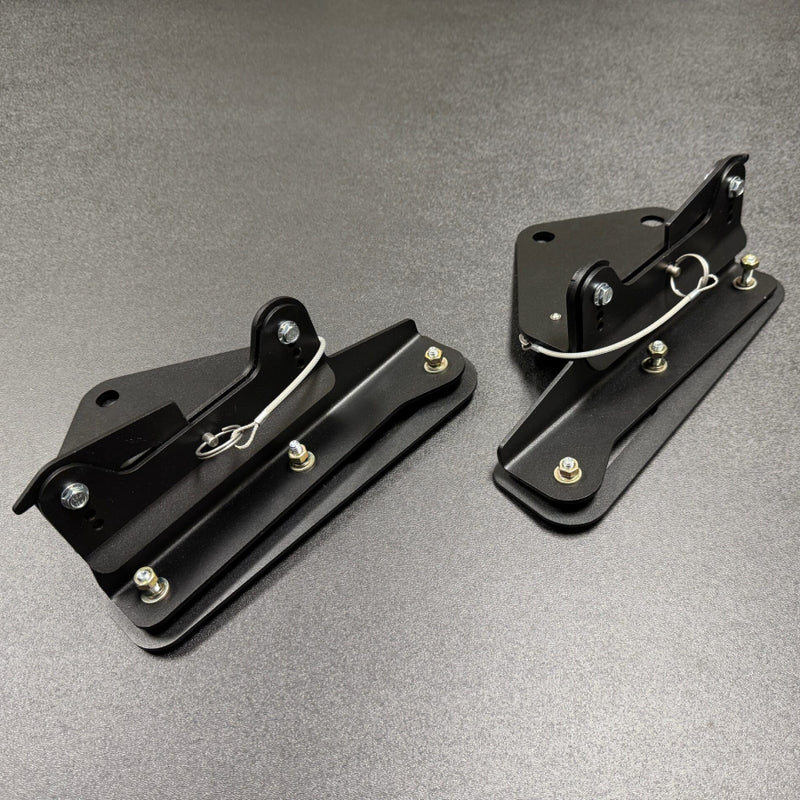 PCI Racing V2 Quick Disconnect Splitter Brackets - Honda Civic / CRX 88-91