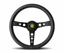 Momo Prototipo Heritage Steering Wheel - 350mm (Distressed Leather / Black)
