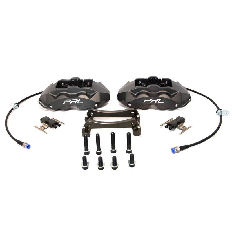 PRL 4-Piston Brake Caliper Kit (Gunmetal Gray) - Honda Accord 2018+