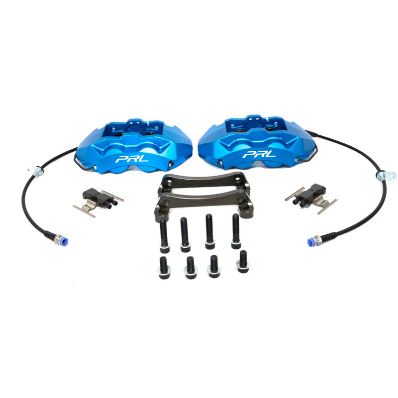 PRL 4-Piston Brake Caliper Kit (Satin Blue) - Acura Integra 1.5T (DE4) 2023+