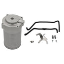 PRL Motorsports Helix Air Oil Separator (Silver) - 22+ Honda Civic 1.5T