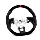 PRL Motorsports Steering Wheel (Leather / Suede - Red Stitch) - 17-21 Honda Civic Type R (FK8)