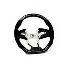 PRL Motorsports Steering Wheel (Carbon / Suede - Red Stitch) - 17-21 Honda Civic Type R (FK8)