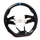 PRL Motorsports Steering Wheel (Carbon / Leather - Blue Stitch) - 17-21 Honda Civic Type R (FK8)
