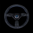 Personal Neo Grinta Steering Wheel - 350mm | Black / Black Suede / Blue