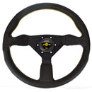 Personal Neo Grinta Steering Wheel - 350mm | Black / Blk Perf Leather / Yellow Stitch