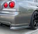 AeroLuxe 98-02 Nissan Skyline R34 Sedan Spec-ZTN FRP Rear Spats