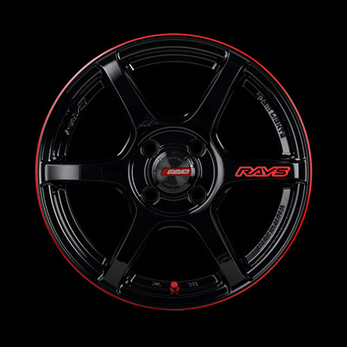 Gram Lights 57C6 Time Attack Edition Wheel - 16x5.5 +45 | 4x100 | Black & Machining | E-pro Coat