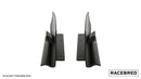 Racebred Components Universal Dry Carbon 3D Splitter Endplates