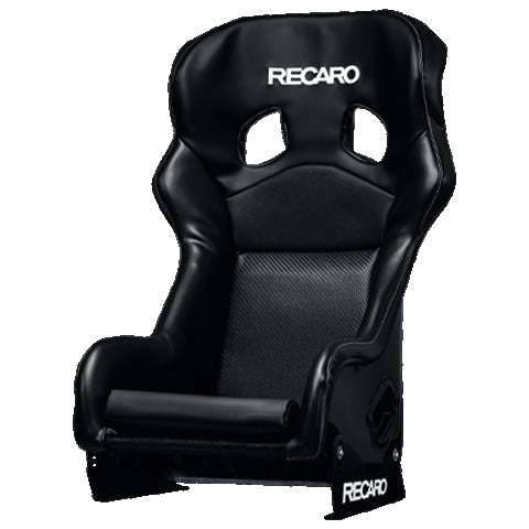Recaro Pro Racer SPG XL ORV Seat - Vinyl Black Bolster / Vinyl Black Insert / White Logo