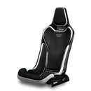 Recaro RCS Ergonomic Seat - Black Shell / Black Glass Mesh (3 Point Belt)