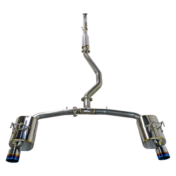 REMARK Cat-Back Exhaust (Burnt Tips) - 22+ Honda Civic (FE1)