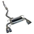 Remark Sports Touring Catback Exhaust (Stainless Steel with Resonator) - Subaru Impreza WRX / STI GR Hatchback 08-14