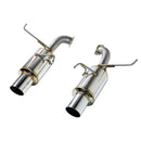 Remark R1 Dual Canisters Axleback Exhaust (4" Stainless Steel Tips) - Subaru WRX (VB) 2022+
