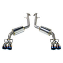 Remark Muffler Version Axleback Exhaust (Burnt Double Wall Tips) - Lexus IS200T / IS250 / IS300 / IS350 RWD & AWD 17-20