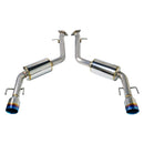 Remark Muffler Version Axleback Exhaust (4" Burnt Stainless Double Wall Tips) - Lexus IS300 4cyl Turbo / IS350 V6 RWD & AWD 2021+
