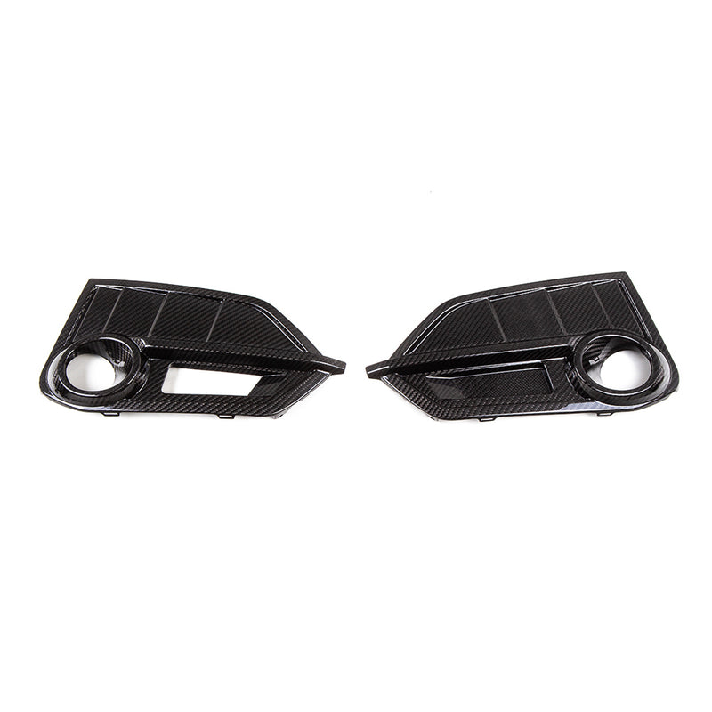 Revel GT Dry Carbon Front Fog Light Covers - 17-21 Honda Civic Type R (FK8)