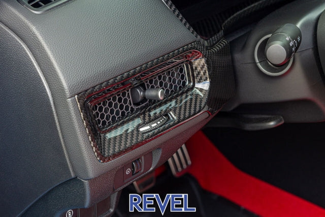 Revel GT Dry Carbon A/C Panel Covers - 23+ Honda Civic Type R (FL5)