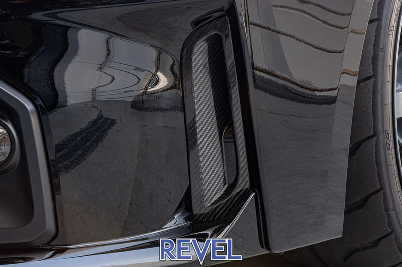 REVEL GT Dry Carbon Front Bumper Duct Covers - 23+ Toyota GR Corolla