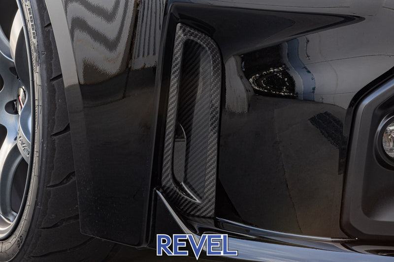 REVEL GT Dry Carbon Front Bumper Duct Covers - 23+ Toyota GR Corolla