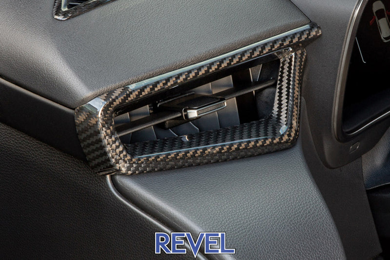 REVEL GT Dry Carbon Front A/C Dash Panel - 23+ Toyota GR Corolla