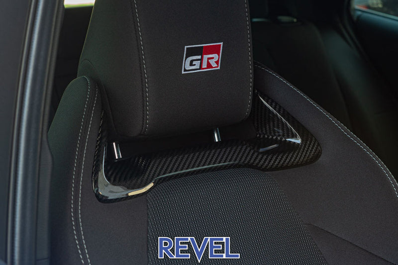 REVEL GT Dry Carbon Front Seat Insert Covers - 23+ Toyota GR Corolla