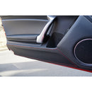 Revel GT Design Door Kick Cover (Red Stitch) - Scion FR-S / Toyota 86 / Subaru BRZ 13-20