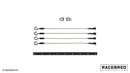 Racebred Components Front Splitter Kit - 23+ Acura Integra Type-S (DE5)