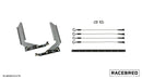 Racebred Components Front Splitter Kit - 23+ Honda Civic Type R (FL5)