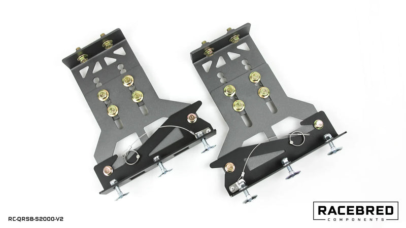 Racebred Components Quick Release Splitter Brackets - 2000-2009 Honda S2000 (AP1/AP2)