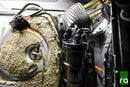 Radium Engineering fuel surge tank installed in Honda S2000