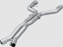 MBRP 3" T304 Stainless Steel Resonator Bypass X-Pipe – 2021+ BMW M3/M4 (G80/G82) 3.0L – MBRP S4501304 exact SKU product image