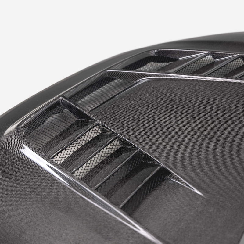 SEIBON TV-Style Double-Sided Carbon Fiber Hood - 2023+ Honda Civic Type R (FL5)