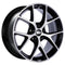 BBS SR Wheel - 18x8.0 +50 | 5x114.3 | Volcano Grey w/ Diamond Cut