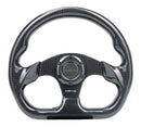 NRG Shiny Black Forged Carbon Fiber Steering Wheel 320mm Flat Bottom – ST-009FC/BK