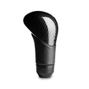 Momo Shadow Shift Knob - Black AirLeather / Carbon Effect Insert