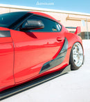 AeroLuxe 20-26 Toyota GR Supra Spec-TRD Carbon Fiber Door Trim Covers