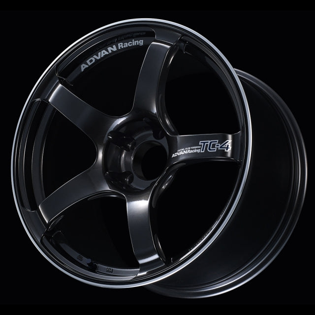 Advan TC-4 Wheel - 18x7.5 / Offset +48 / 5x114.3 (Black Gun Metallic & Ring)