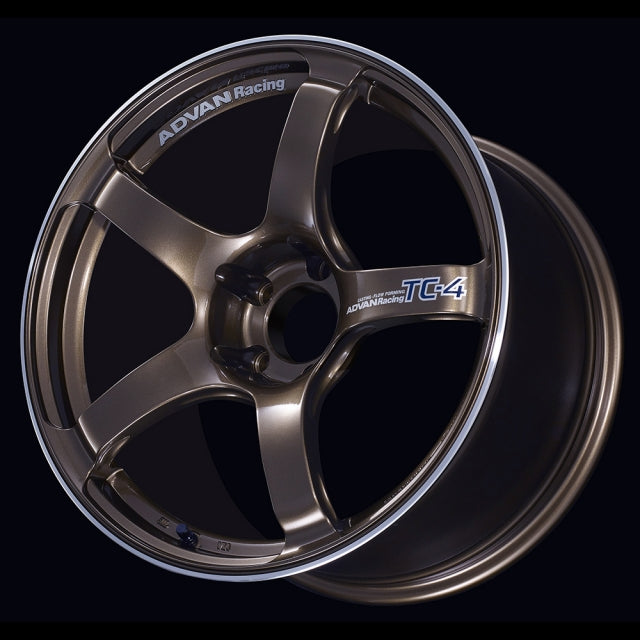 Advan TC-4 Wheel - 18x7.5 / Offset +48 / 5x114.3 (Umber Bronze Metallic & Ring)