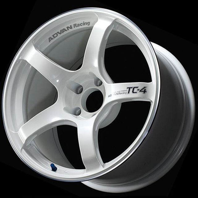 Advan TC-4 Wheel - 18x7.0 / Offset +41 / 4x100 (Racing White Metallic & Ring)