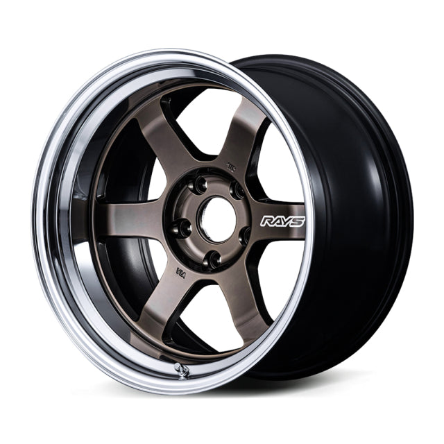 Volk Racing TE37V spec-SR Wheel  - 17x10.5 -25 | 5x114.3 | Shining Bronze Metal w/ FDMC Rim