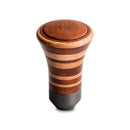 Momo Trofeo Shift Knob - Mahogany / Beechwood, Leather Insert