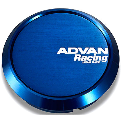 Advan Center Cap - Flat Cap (Blue) - 73mm